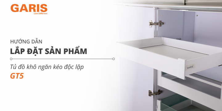 [VIDEO LẮP ĐẶT] Tủ đồ khô ngăn kéo độc lập GT5